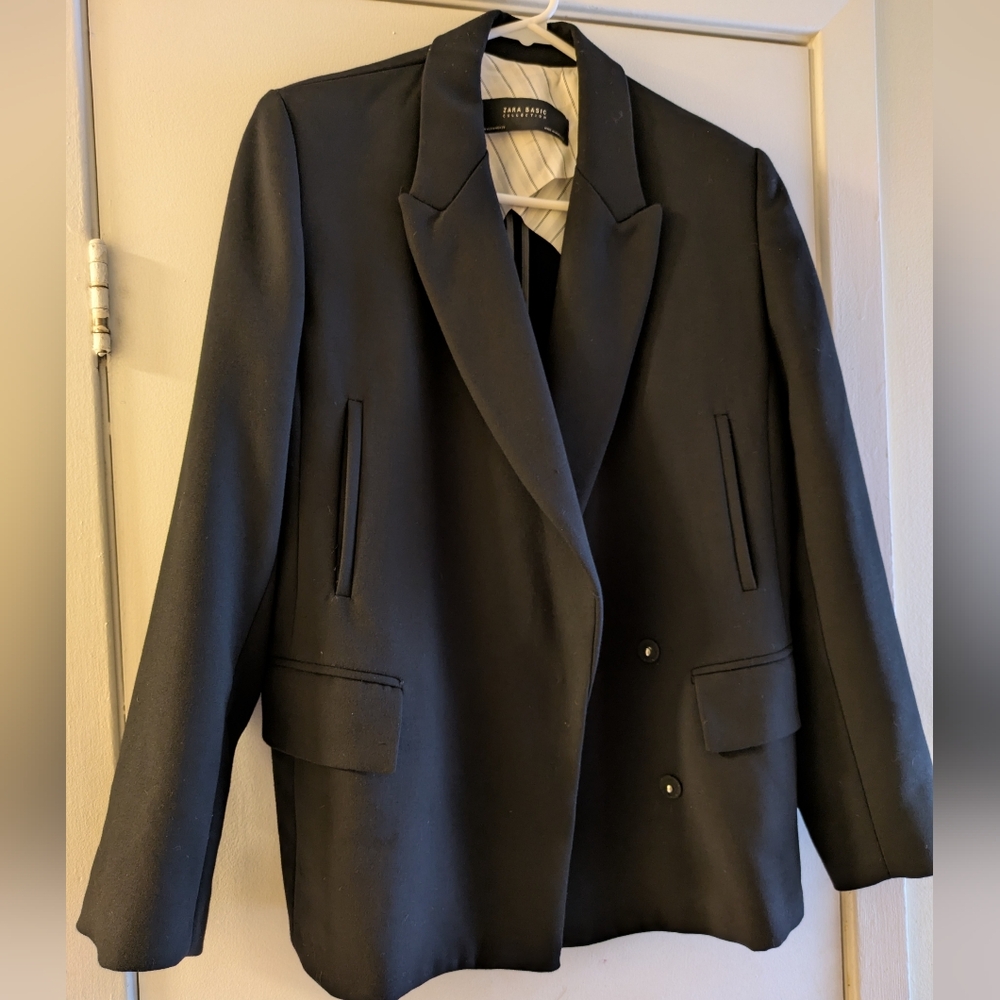 Zara Basic Collection Women's Black Blazer. EU M, US M.